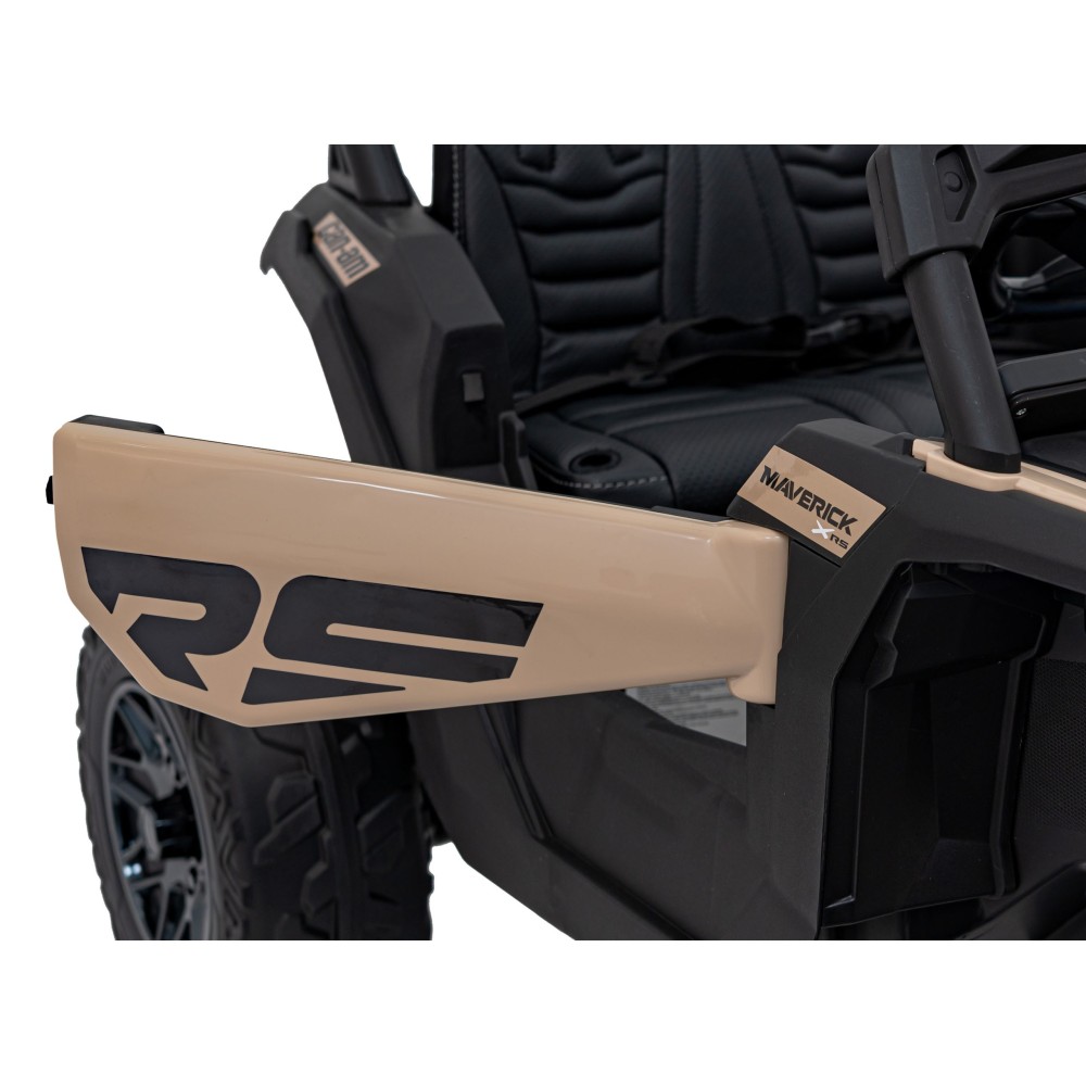 JOKO Elektrické autíčko BUGGY ATV CAN-AM Maverick, 4x200W 24V, Penové kolesá, kožené sedadlo, FM rádio, čierne