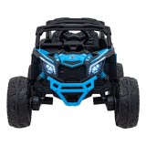 JOKO Elektrické autíčko BUGGY ATV CAN-AM Maverick, 4x200W 24V, Penové kolesá, kožené sedadlo, FM rádio, modré