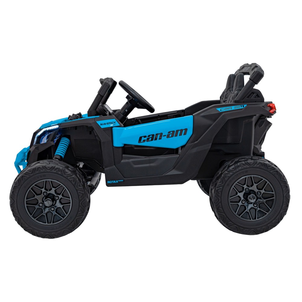 JOKO Elektrické autíčko BUGGY ATV CAN-AM Maverick, 4x200W 24V, Penové kolesá, kožené sedadlo, FM rádio, modré