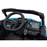 JOKO Elektrické autíčko BUGGY ATV CAN-AM Maverick, 4x200W 24V, Penové kolesá, kožené sedadlo, FM rádio, modré