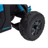 JOKO Elektrické autíčko BUGGY ATV CAN-AM Maverick, 4x200W 24V, Penové kolesá, kožené sedadlo, FM rádio, modré