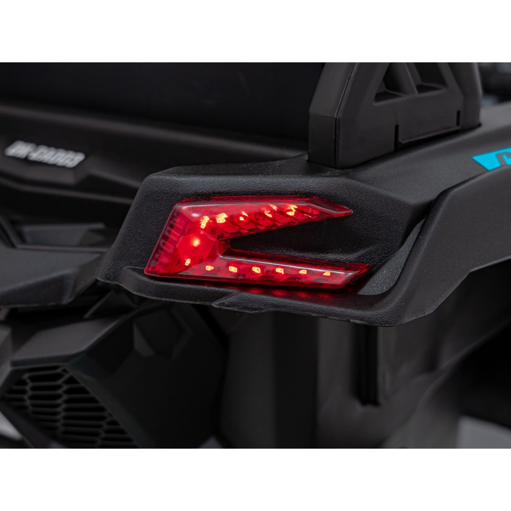 JOKO Elektrické autíčko BUGGY ATV CAN-AM Maverick, 4x200W 24V, Penové kolesá, kožené sedadlo, FM rádio, modré