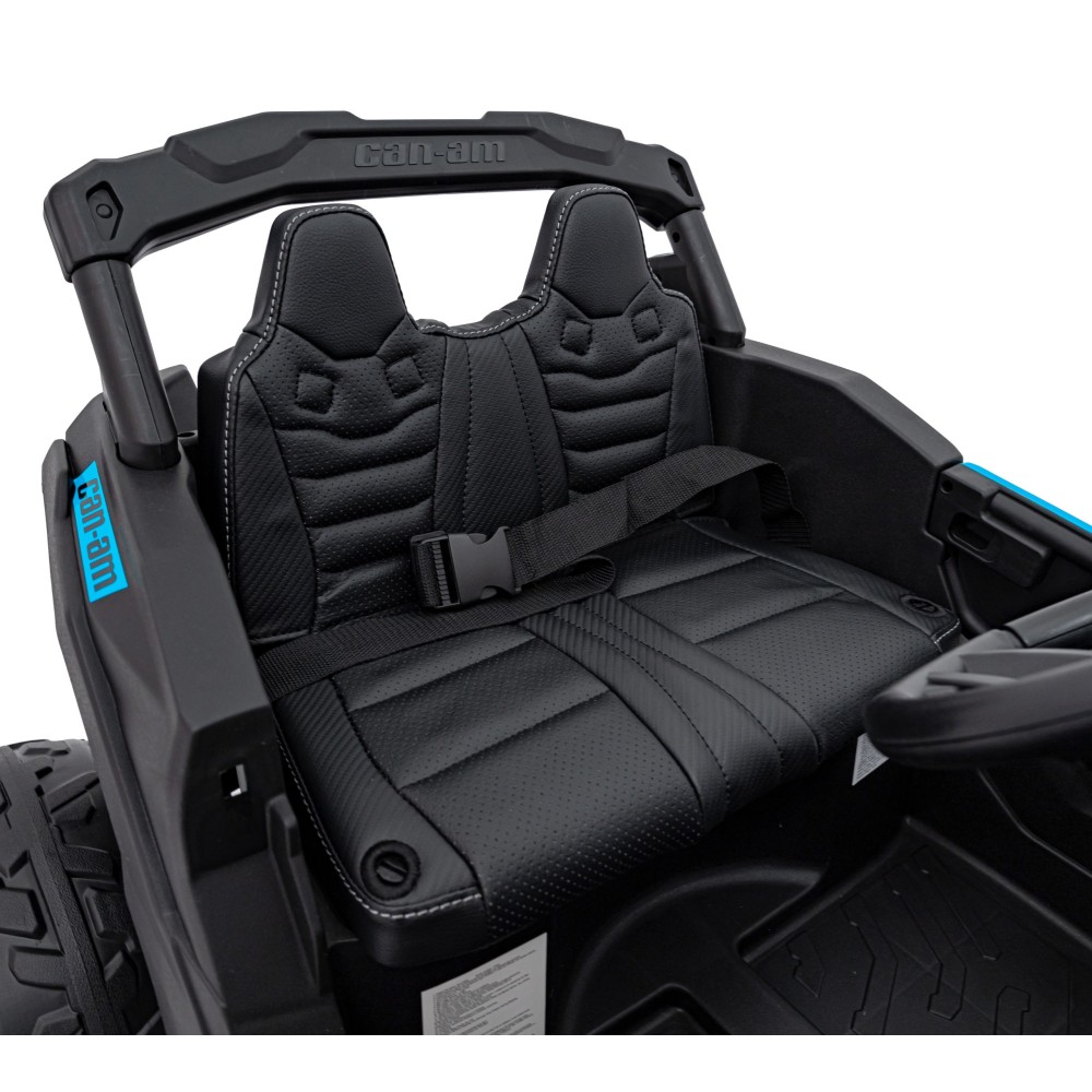 JOKO Elektrické autíčko BUGGY ATV CAN-AM Maverick, 4x200W 24V, Penové kolesá, kožené sedadlo, FM rádio, modré