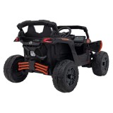 JOKO Elektrické autíčko BUGGY ATV CAN-AM Maverick, 4x200W 24V, Penové kolesá, kožené sedadlo, FM rádio, oranžové