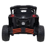 JOKO Elektrické autíčko BUGGY ATV CAN-AM Maverick, 4x200W 24V, Penové kolesá, kožené sedadlo, FM rádio, oranžové