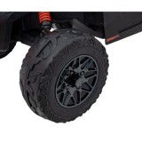 JOKO Elektrické autíčko BUGGY ATV CAN-AM Maverick, 4x200W 24V, Penové kolesá, kožené sedadlo, FM rádio, oranžové