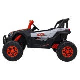 JOKO Elektrické autíčko BUGGY UTV X3 Off-Road 24V 4x200W, Dvojmiestne kožené sedadlo, nosnosť 90kg, penové kolesá, oranžové