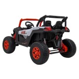 JOKO Elektrické autíčko BUGGY UTV X3 Off-Road 24V 4x200W, Dvojmiestne kožené sedadlo, nosnosť 90kg, penové kolesá, oranžové