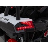 JOKO Elektrické autíčko BUGGY UTV X3 Off-Road 24V 4x200W, Dvojmiestne kožené sedadlo, nosnosť 90kg, penové kolesá, oranžové