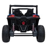 JOKO Elektrické autíčko BUGGY UTV X3 Off-Road 24V 4x200W, Dvojmiestne kožené sedadlo, nosnosť 90kg, penové kolesá, modré