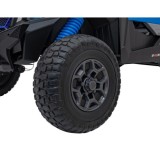 JOKO Elektrické autíčko BUGGY UTV X3 Off-Road 24V 4x200W, Dvojmiestne kožené sedadlo, nosnosť 90kg, penové kolesá, modré