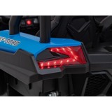 JOKO Elektrické autíčko BUGGY UTV X3 Off-Road 24V 4x200W, Dvojmiestne kožené sedadlo, nosnosť 90kg, penové kolesá, modré