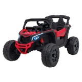 JOKO Elektrické autíčko BUGGY ATV CAN-AM Maverick, 4x200W 24V, Penové kolesá, kožené sedadlo, FM rádio, červené
