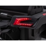 JOKO Elektrické autíčko BUGGY ATV CAN-AM Maverick, 4x200W 24V, Penové kolesá, kožené sedadlo, FM rádio, červené