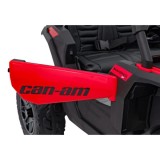JOKO Elektrické autíčko BUGGY ATV CAN-AM Maverick, 4x200W 24V, Penové kolesá, kožené sedadlo, FM rádio, červené