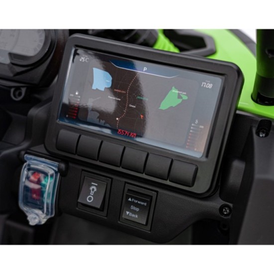 JOKO Elektrické autíčko BUGGY ATV CAN-AM Maverick, 4x200W 24V, Penové kolesá, kožené sedadlo, FM rádio, zelené