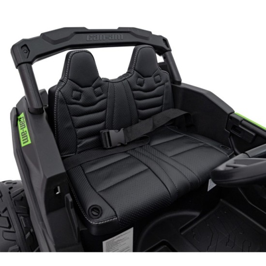 JOKO Elektrické autíčko BUGGY ATV CAN-AM Maverick, 4x200W 24V, Penové kolesá, kožené sedadlo, FM rádio, zelené