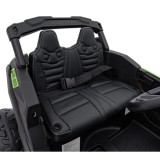 JOKO Elektrické autíčko BUGGY ATV CAN-AM Maverick, 4x200W 24V, Penové kolesá, kožené sedadlo, FM rádio, zelené