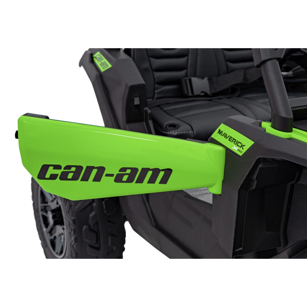 JOKO Elektrické autíčko BUGGY ATV CAN-AM Maverick, 4x200W 24V, Penové kolesá, kožené sedadlo, FM rádio, zelené