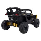 JOKO Elektrické autíčko BUGGY ATV CAN-AM Maverick, 4x200W 24V, Penové kolesá, kožené sedadlo, FM rádio, žlté