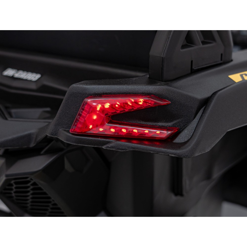 JOKO Elektrické autíčko BUGGY ATV CAN-AM Maverick, 4x200W 24V, Penové kolesá, kožené sedadlo, FM rádio, žlté