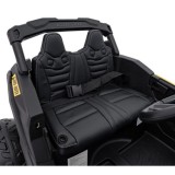 JOKO Elektrické autíčko BUGGY ATV CAN-AM Maverick, 4x200W 24V, Penové kolesá, kožené sedadlo, FM rádio, žlté
