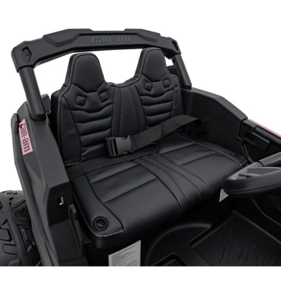 JOKO Elektrické autíčko BUGGY ATV CAN-AM Maverick, 4x200W 24V, Penové kolesá, kožené sedadlo, FM rádio, ružové