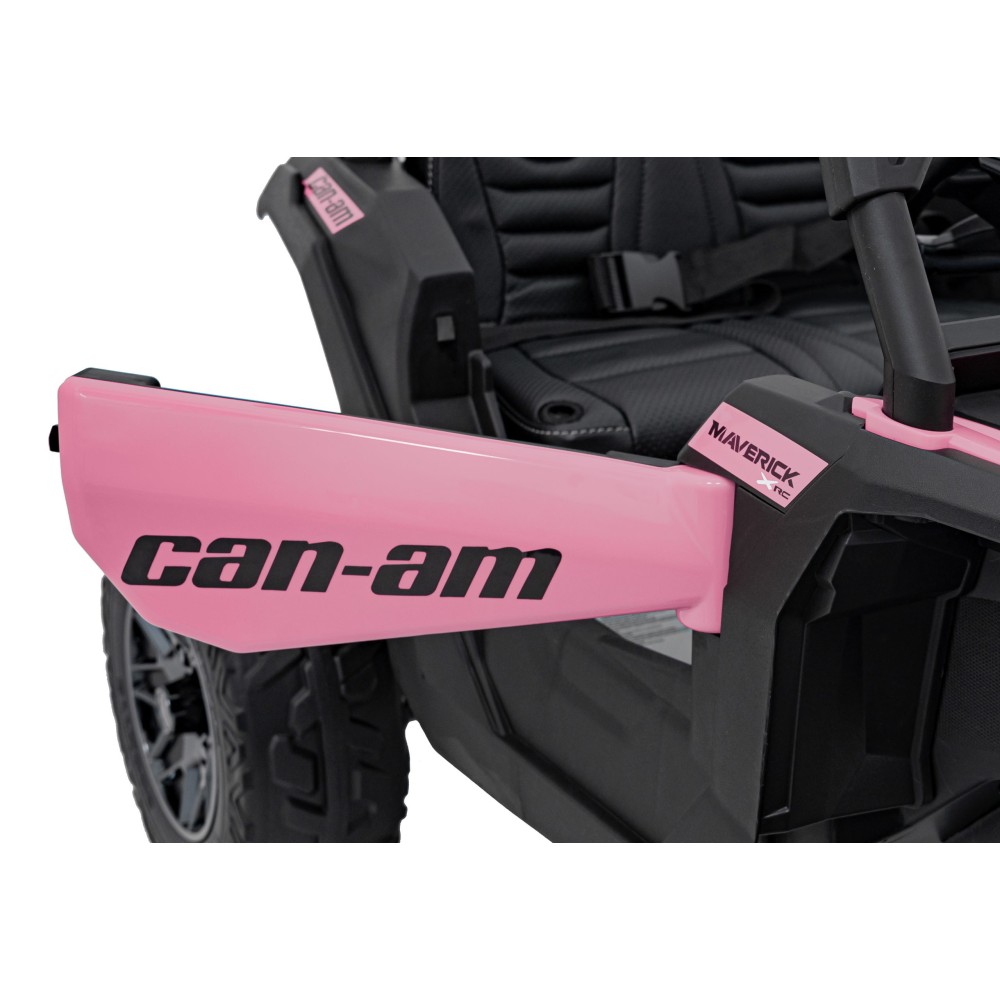 JOKO Elektrické autíčko BUGGY ATV CAN-AM Maverick, 4x200W 24V, Penové kolesá, kožené sedadlo, FM rádio, ružové