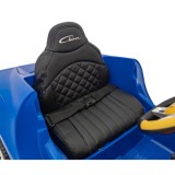 JOKO Elektrické Autíčko Bugatti Chiron, penové kolesá, kožené sedadlo, modré