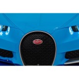 JOKO Elektrické Autíčko Bugatti Chiron, penové kolesá, kožené sedadlo, modré