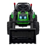 JOKO Elektrický Traktor Pushdozer s Predným Nakladačom, zelený