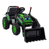 JOKO Elektrický Traktor Pushdozer s Predným Nakladačom, zelený