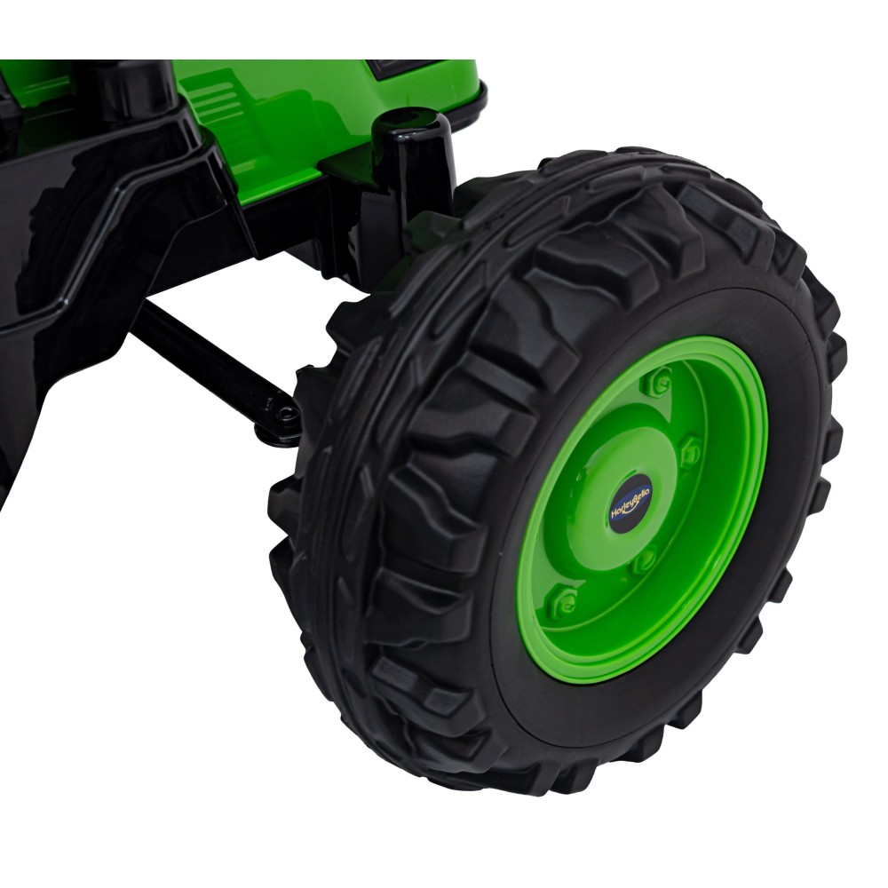 JOKO Elektrický Traktor Pushdozer s Predným Nakladačom, zelený