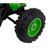 JOKO Elektrický Traktor Pushdozer s Predným Nakladačom, zelený