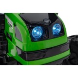 JOKO Elektrický Traktor Pushdozer s Predným Nakladačom, zelený