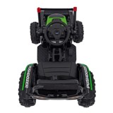 JOKO Elektrický Traktor Pushdozer s Predným Nakladačom, zelený