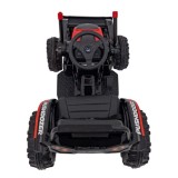 JOKO Elektrický Traktor Pushdozer s Predným Nakladačom, červený