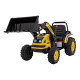 JOKO Elektrický Traktor Pushdozer s Predným Nakladačom, žltý