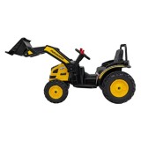 JOKO Elektrický Traktor Pushdozer s Predným Nakladačom, žltý