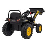 JOKO Elektrický Traktor Pushdozer s Predným Nakladačom, žltý