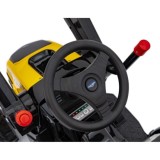JOKO Elektrický Traktor Pushdozer s Predným Nakladačom, žltý