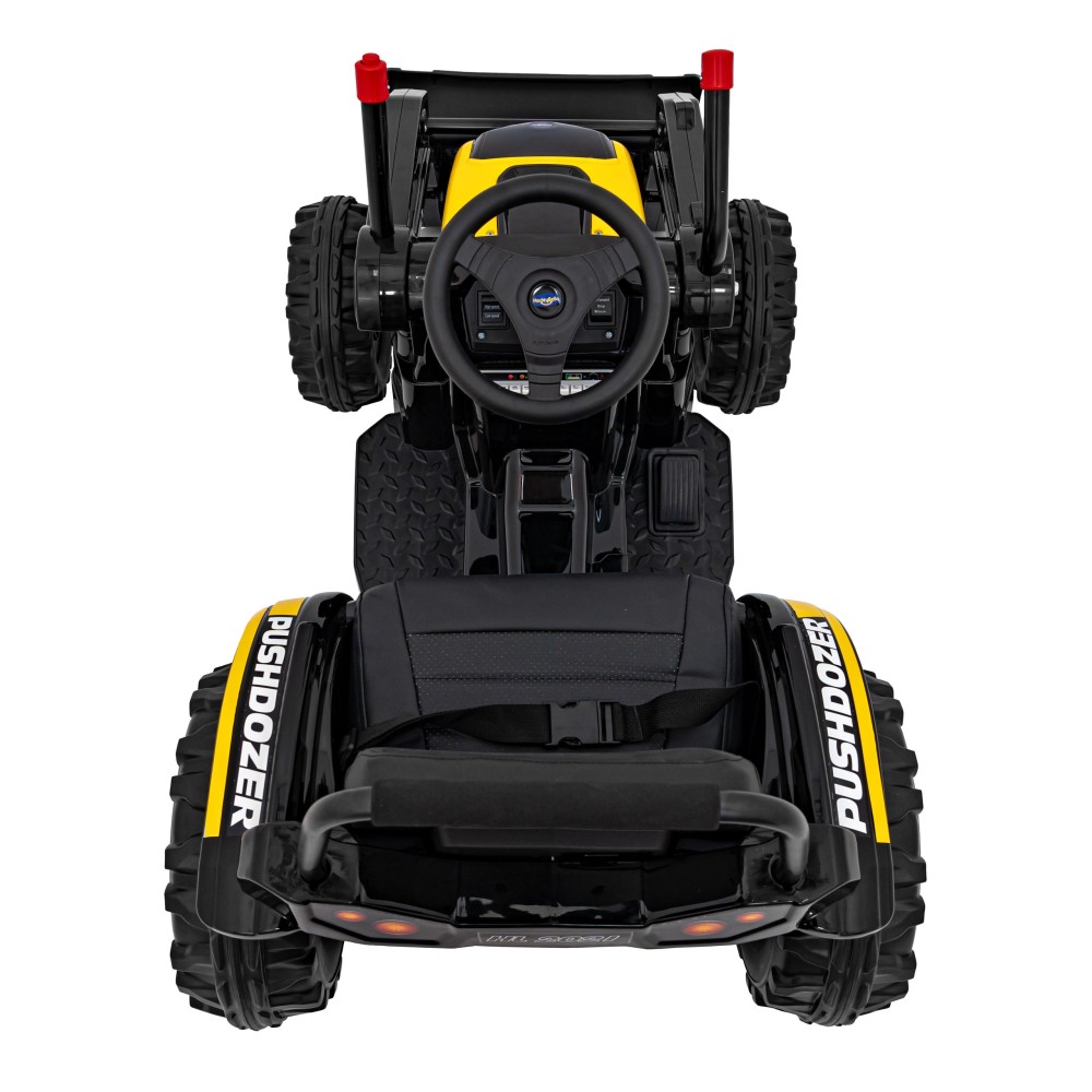 JOKO Elektrický Traktor Pushdozer s Predným Nakladačom, žltý