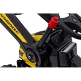 JOKO Elektrický Traktor Pushdozer s Predným Nakladačom, žltý