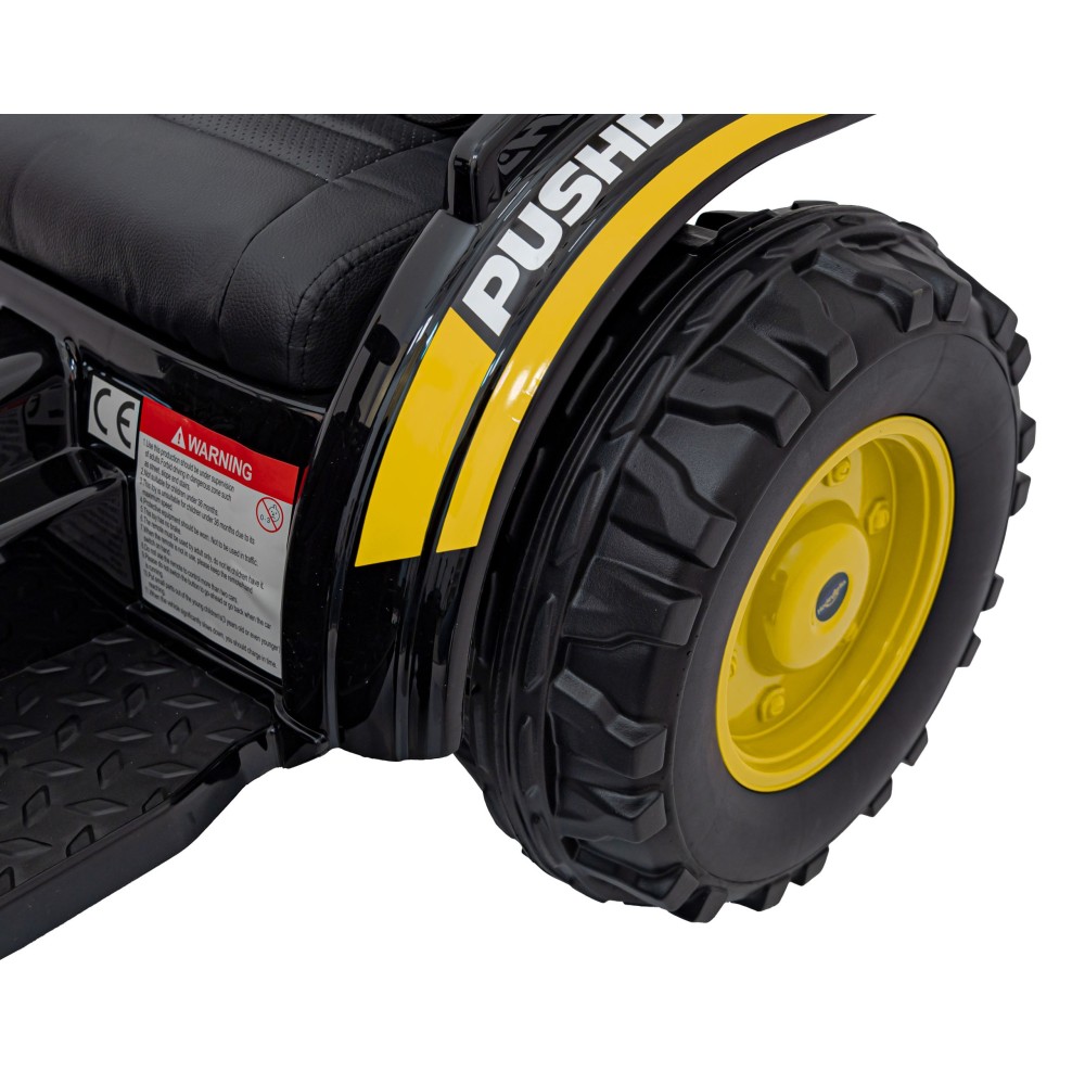 JOKO Elektrický Traktor Pushdozer s Predným Nakladačom, žltý