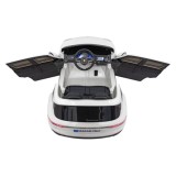 JOKO Elektrické Autíčko Porsche Cayenne S, LAKOVANÉ, penové kolesá, kožené sedadlo, biele