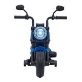 JOKO Elektrická Motorka Chopper FASTER, FM rádio, modrá
