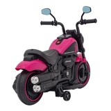 JOKO Elektrická Motorka Chopper FASTER, FM rádio, ružová