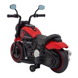 JOKO Elektrická Motorka Chopper FASTER, FM rádio, červená