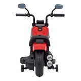 JOKO Elektrická Motorka Chopper FASTER, FM rádio, červená