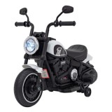 JOKO Elektrická Motorka Chopper FASTER, FM rádio, biela